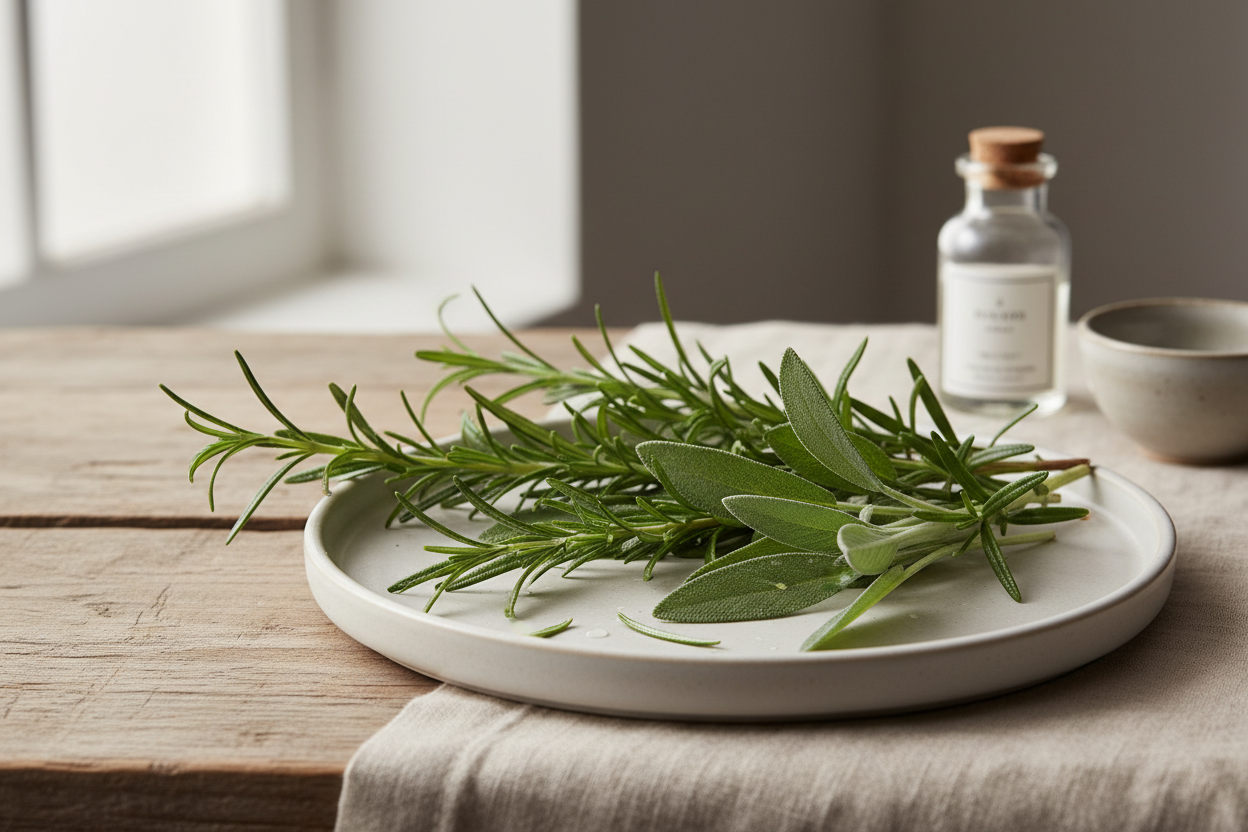 rosemary and sage