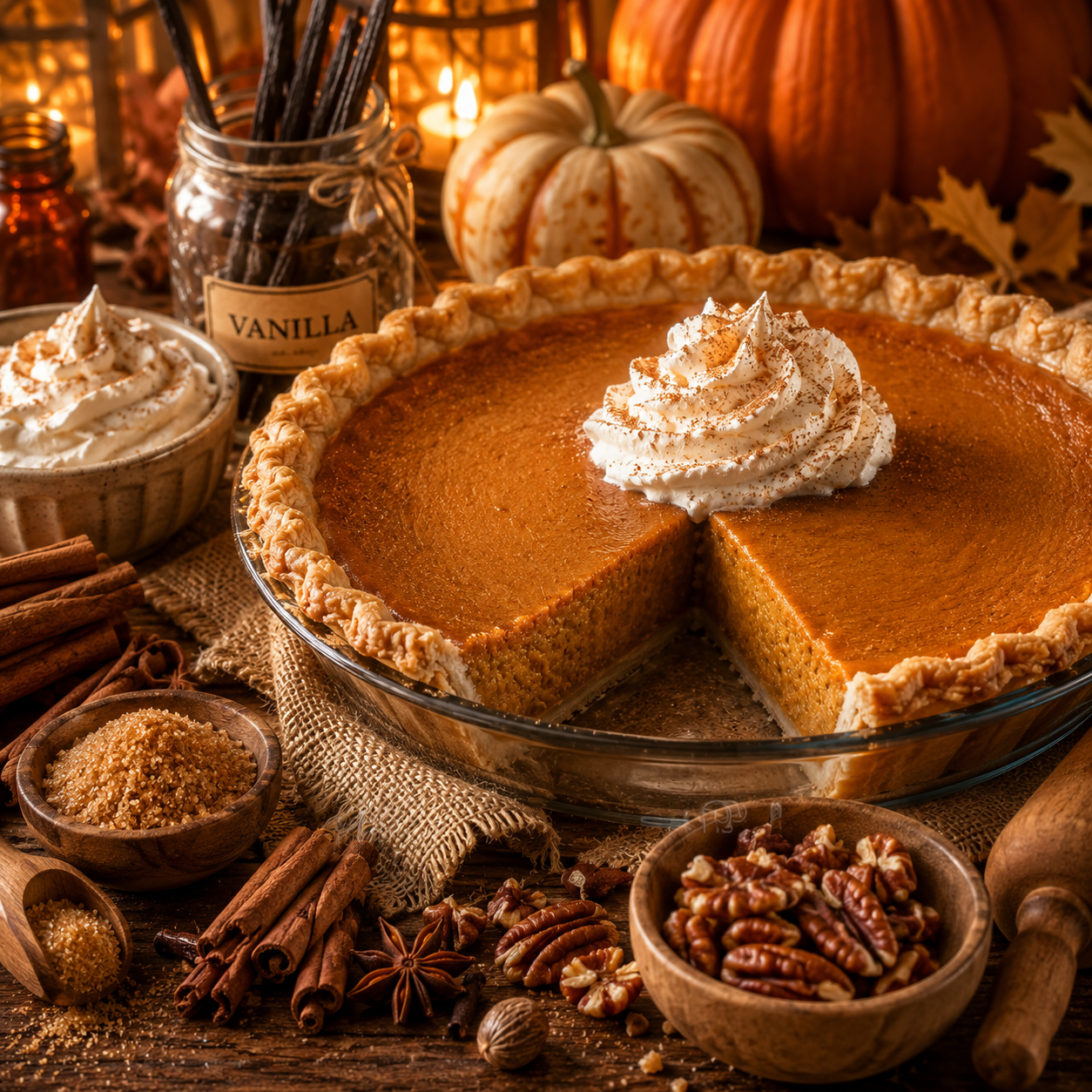 Vanilla Pumpkin Pie