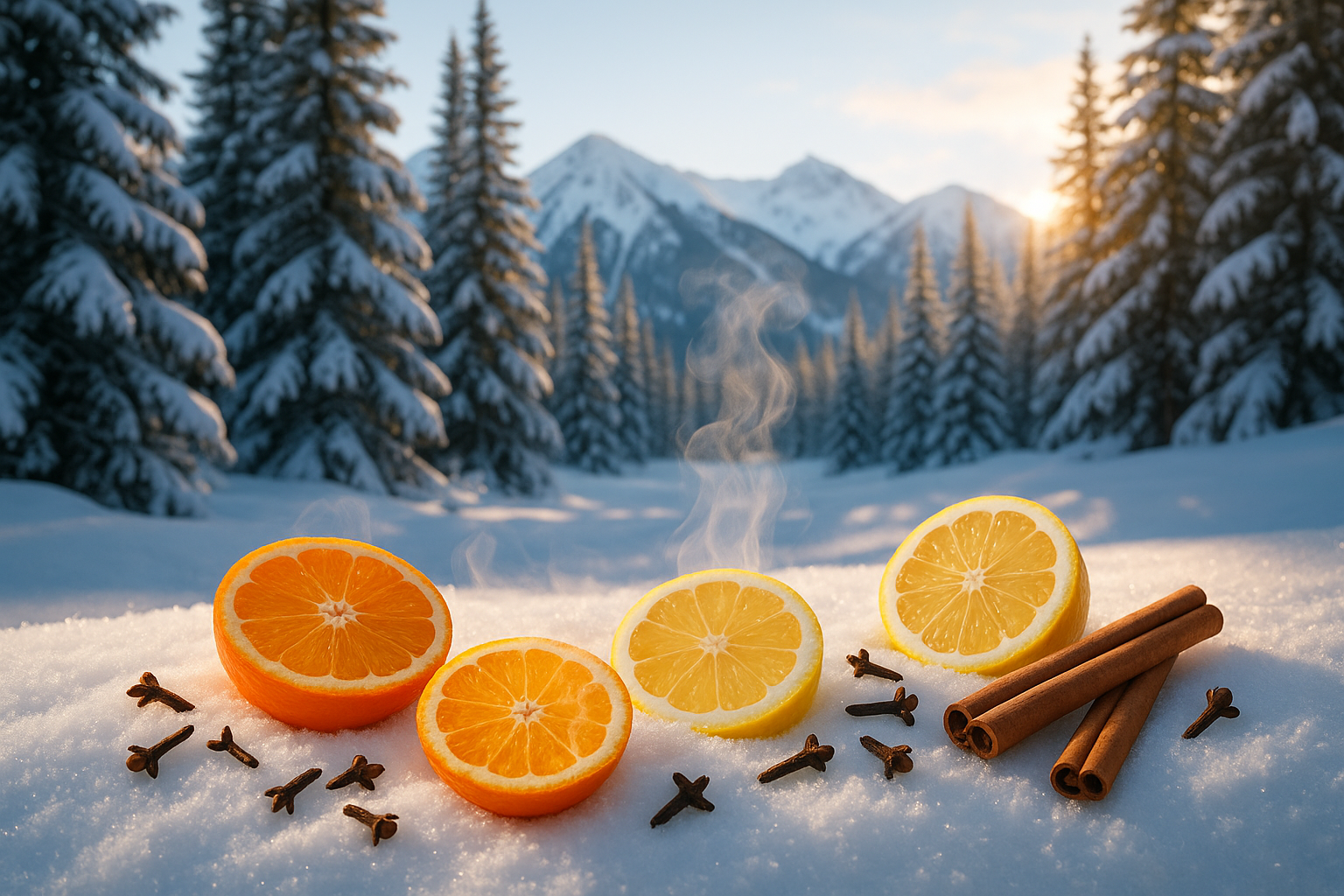 Aspen winter citrus clove