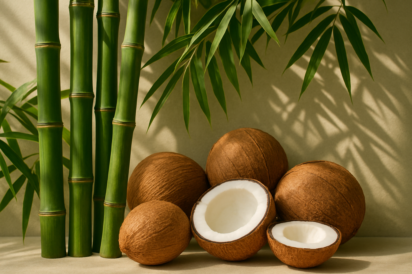 bamboo and coconut