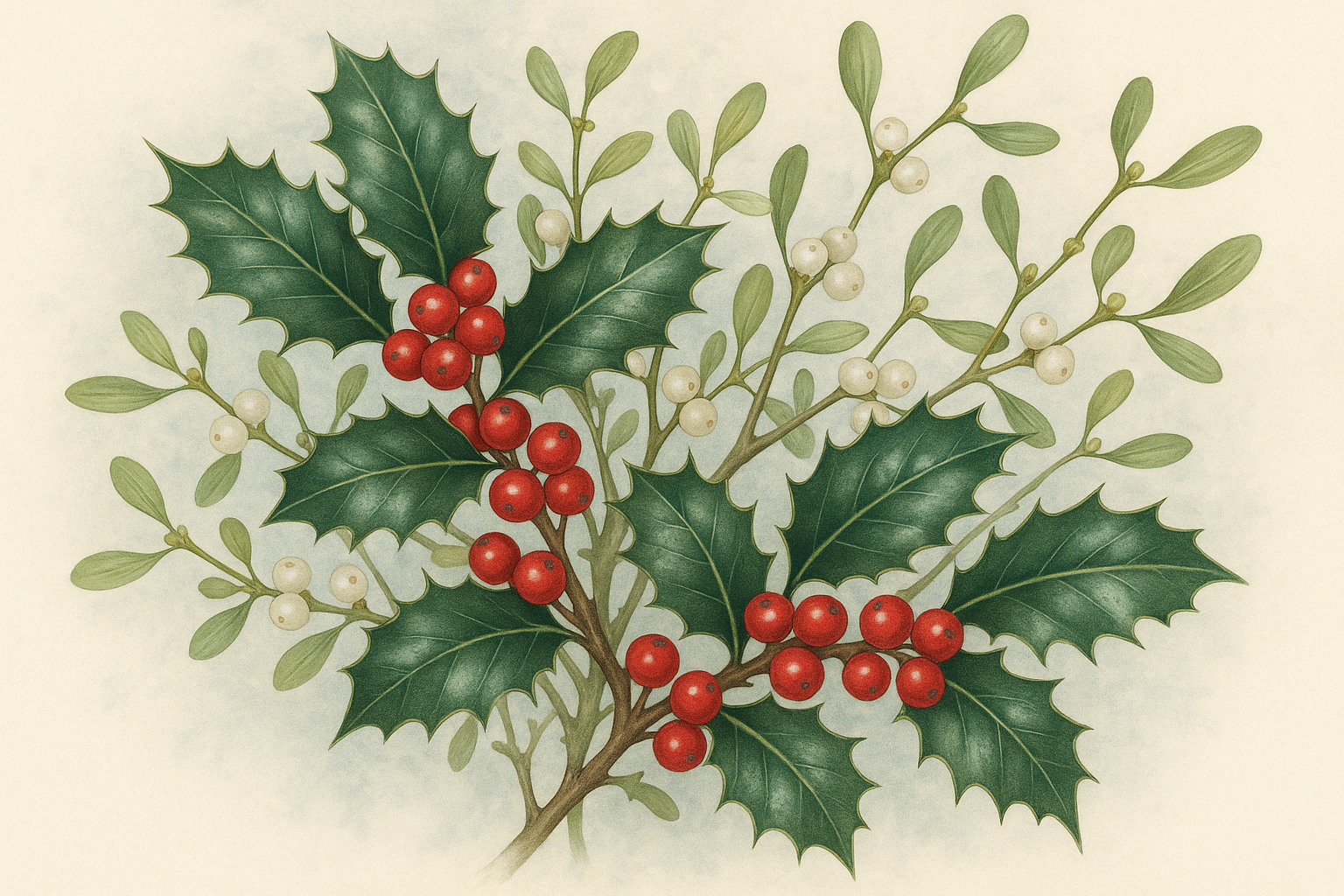 hollyberry mistletoe