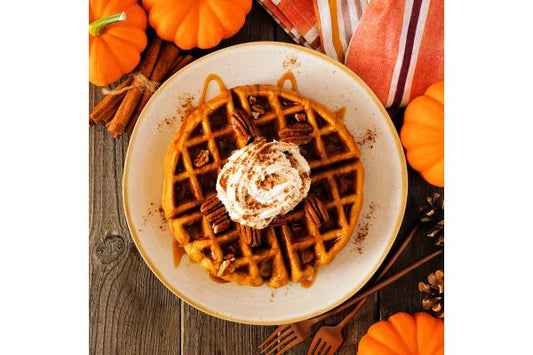 Pumpkin Pecan Waffles